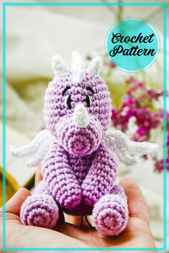 Amigurumi Little Crochet Dragon Free Pattern-2