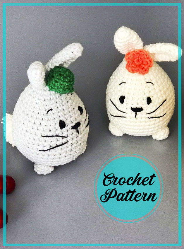 Amigurumi Little Easter Crochet Bunny Free Pattern-2