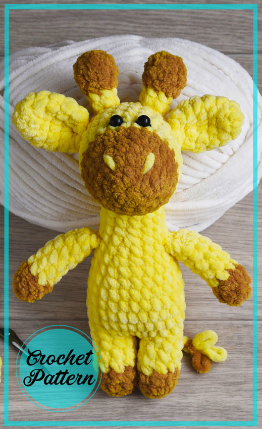 Amigurumi Lovely Big Crochet Giraffe Free Pattern-1