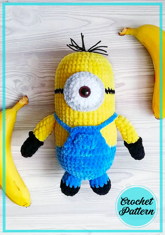 Amigurumi Plush Crochet Minion Free Pattern-2