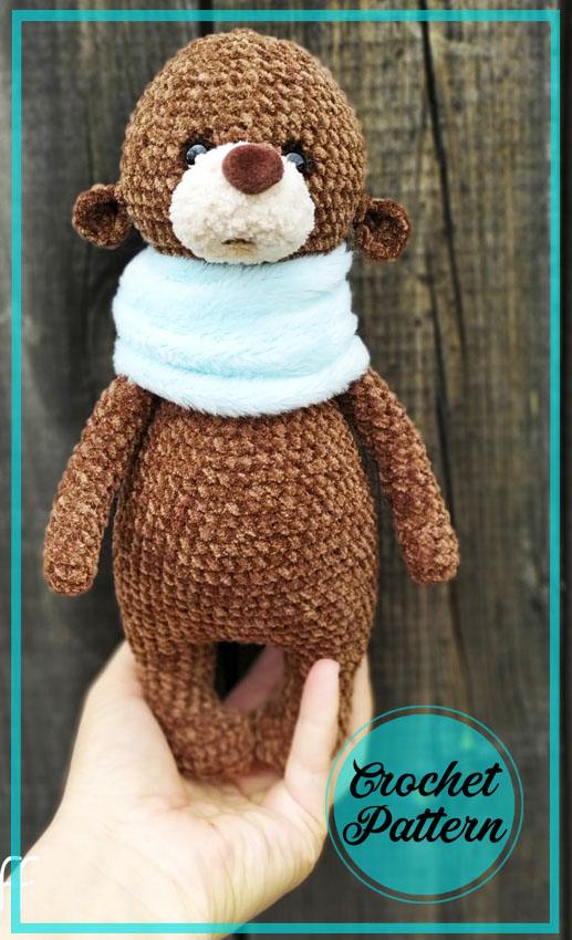 Amigurumi Sad Crochet Bear Free Pattern-2