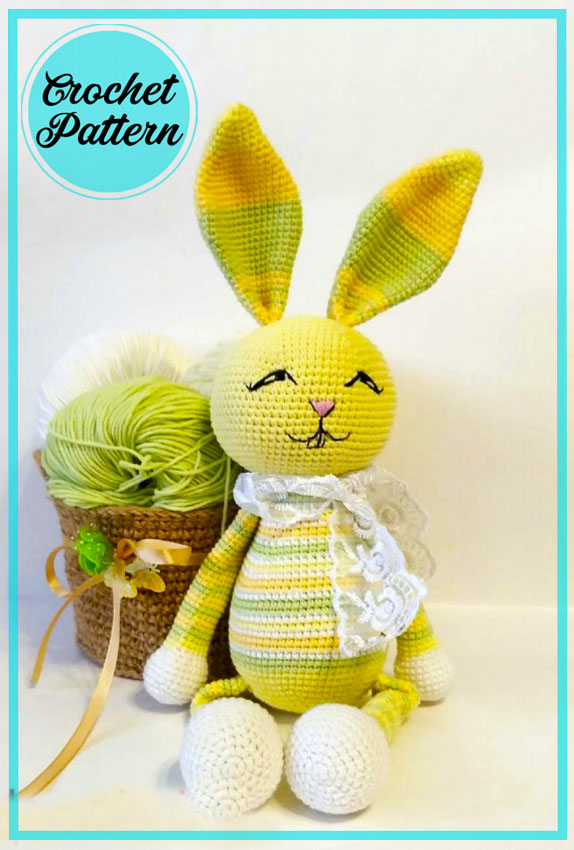 Amigurumi Spring Crochet Bunny Free Pattern-2