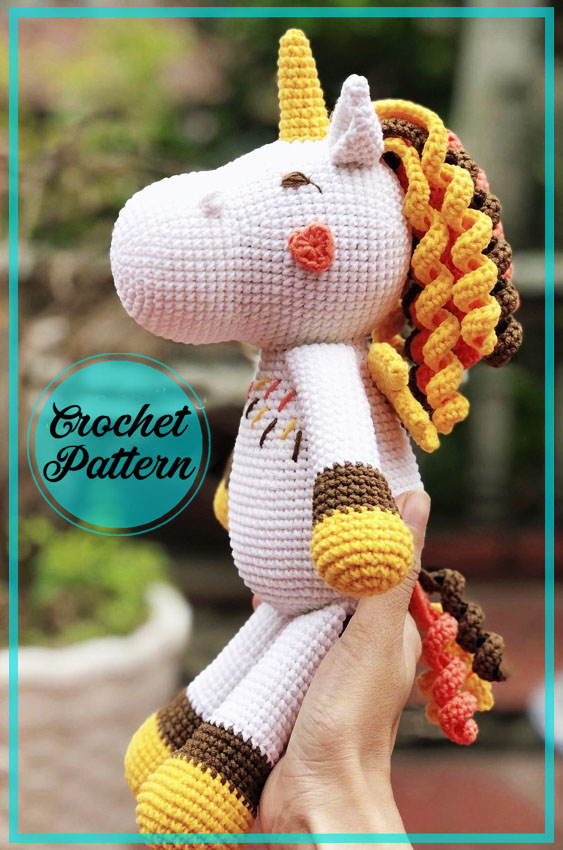 Amigurumi Cute Crochet Unicorn Free Pattern-2